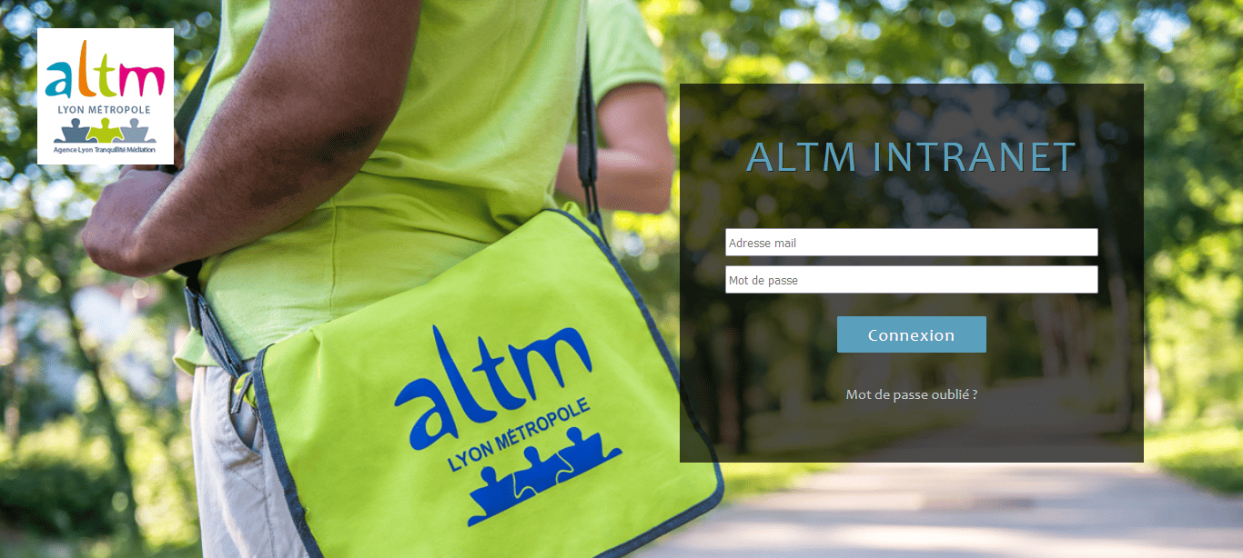 capture d'écran de l'intranet en ligne de ALTM - système de gestion des articles et fil d'actualté interne à la structure ALTM à lyon
